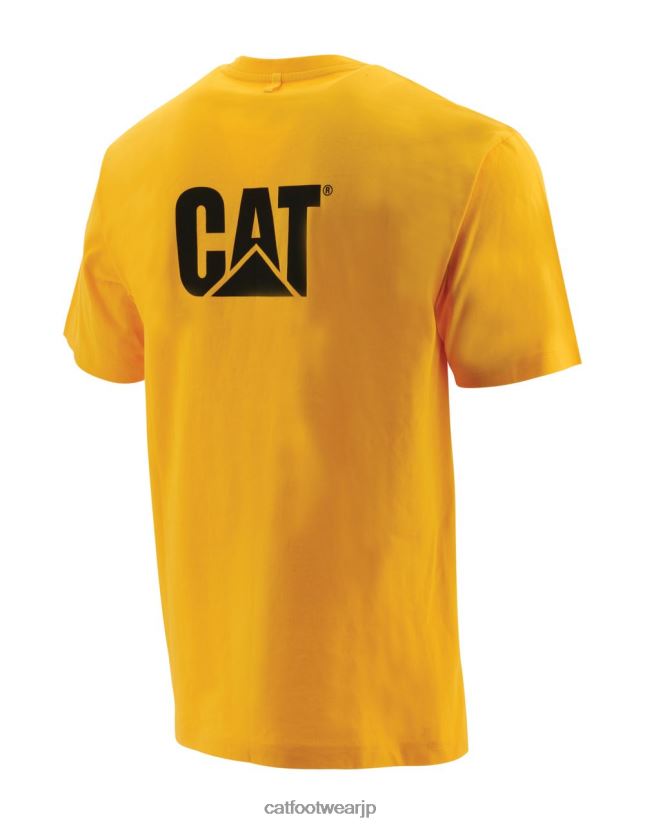 トレードマークのTシャツ 黄色 男性 N2JB0V211 Caterpillar |トップス＆アウター